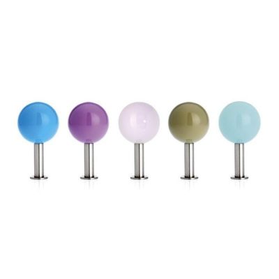 Dots Wandhaken 5-er Set Mix Farben IceCream Mix Schönbuch EINZELSTÜCK